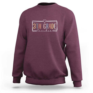 3rd Grade Squad Sweatshirt Perfect Back to School Tee for Teachers & Students TS01 Maroon Print Your Wear