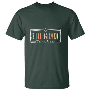 3rd Grade Squad T Shirt Perfect Back to School Tee for Teachers & Students TS01 Dark Forest Green Print Your Wear