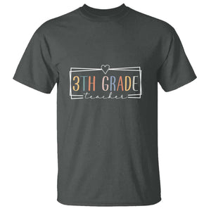 3rd Grade Squad T Shirt Perfect Back to School Tee for Teachers & Students TS01 Dark Heather Print Your Wear