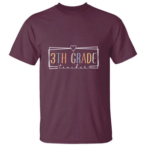 3rd Grade Squad T Shirt Perfect Back to School Tee for Teachers & Students TS01 Maroon Print Your Wear