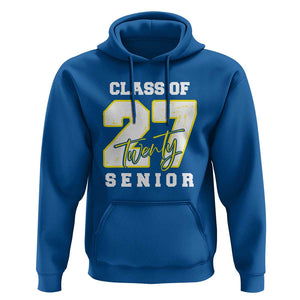 Class of 2027 Senior Hoodie 12th Grade Back to School High School TS01 Royal Blue Print Your Wear