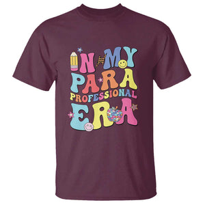 In My Para Professional Era T Shirt Perfect for Back to School TS01 Maroon Print Your Wear