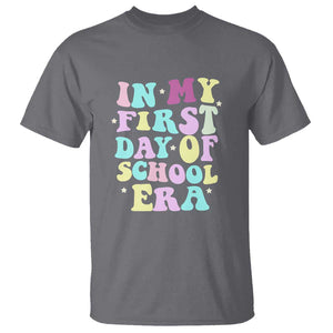 In My First Day of School Era T Shirt Back to School Retro Style TS01 Charcoal Print Your Wear