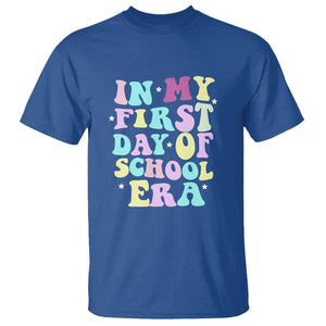 In My First Day of School Era T Shirt Back to School Retro Style TS01 Royal Blue Print Your Wear