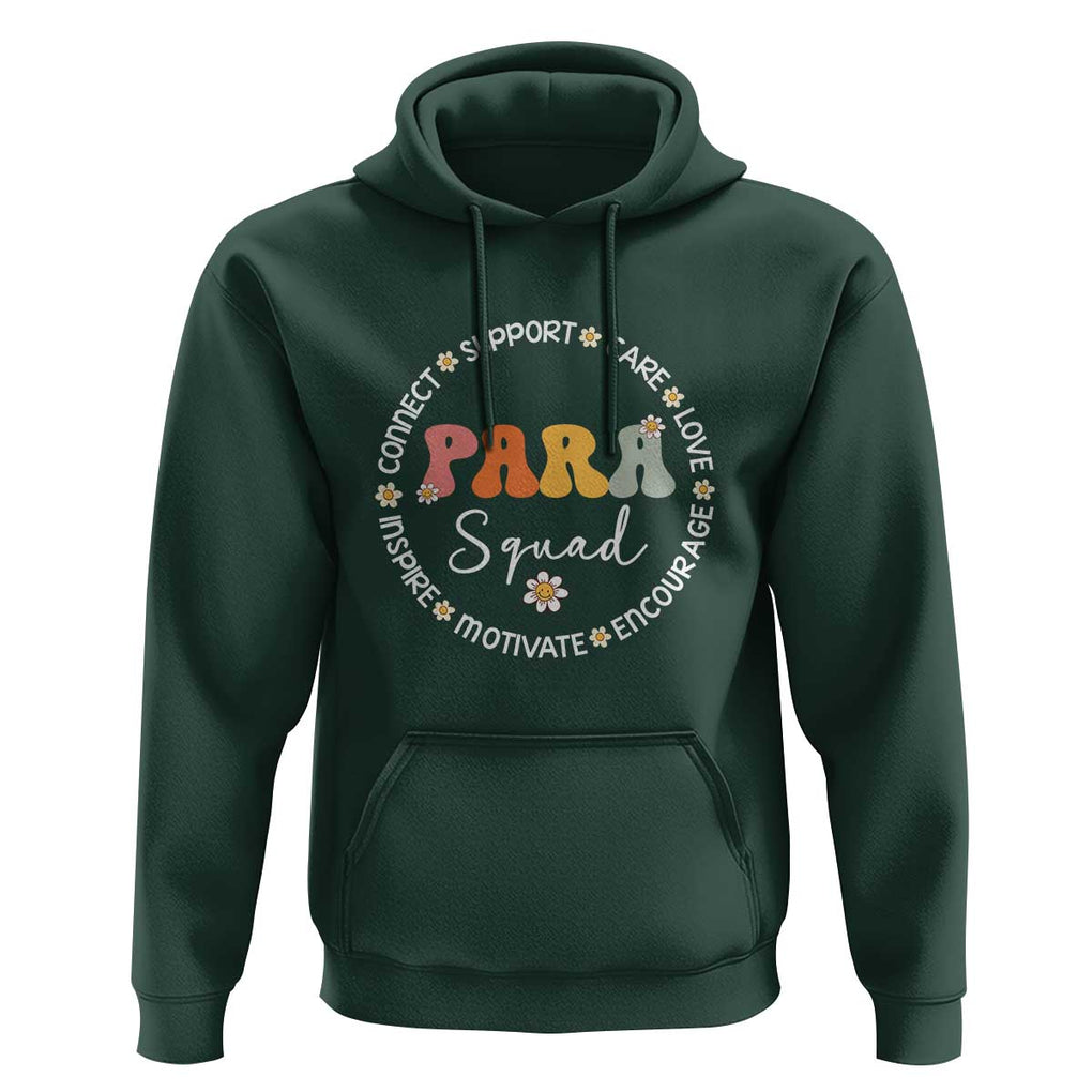 Back to School PARA Squad Tee Hoodie Celebrate Squad Appreciation Week TS01 Dark Forest Green Print Your Wear