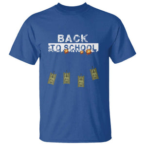 Back to School Game Over Tee T Shirt Funny Tank Design with Military Twist TS01 Royal Blue Print Your Wear