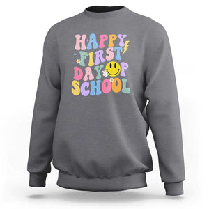 Happy Last Day of School Sweatshirt Funny End of School Year Design TS01 Charcoal Print Your Wear