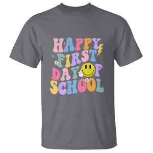 Happy Last Day of School T Shirt Funny End of School Year Design TS01 Charcoal Print Your Wear