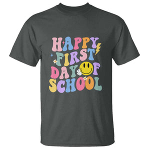 Happy Last Day of School T Shirt Funny End of School Year Design TS01 Dark Heather Print Your Wear