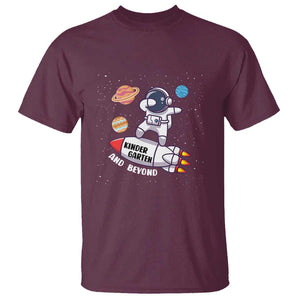 Back to Kindergarten and Beyond: Hilarious First Day of School T Shirt TS01 Maroon Print Your Wear