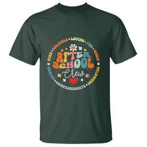 Back to School Crew Appreciation T Shirt Perfect for Kids TS01 Dark Forest Green Print Your Wear