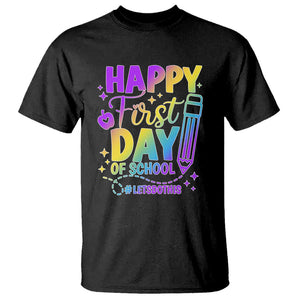 Happy First Day of School Kindergarten for Kids T Shirt Cute & Comfy Back-to-School Shirt TS01 Black Print Your Wear