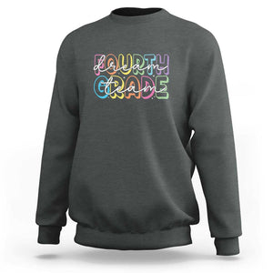 Back to School Fourth Grade Teacher Shirt Sweatshirt Dream Team Edition TS01 Dark Heather Print Your Wear