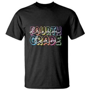 Back to School Fourth Grade Teacher Shirt T Shirt Dream Team Edition TS01 Black Print Your Wear