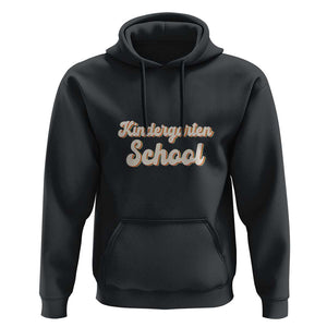 Vintage Kindergarten School Hoodie Retro Design for Kids TS01 Black Print Your Wear