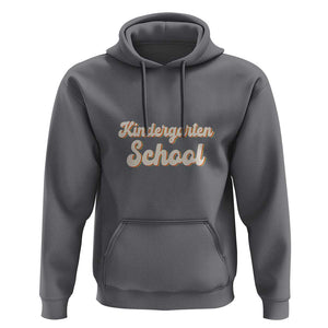 Vintage Kindergarten School Hoodie Retro Design for Kids TS01 Charcoal Print Your Wear