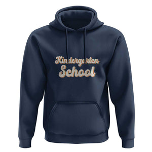 Vintage Kindergarten School Hoodie Retro Design for Kids TS01 Navy Print Your Wear