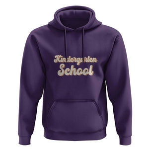 Vintage Kindergarten School Hoodie Retro Design for Kids TS01 Purple Print Your Wear