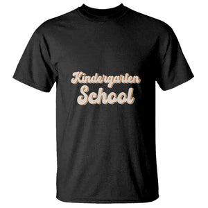 Vintage Kindergarten School T Shirt Retro Design for Kids TS01 Black Print Your Wear