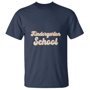 Vintage Kindergarten School T Shirt Retro Design for Kids TS01 Navy Print Your Wear