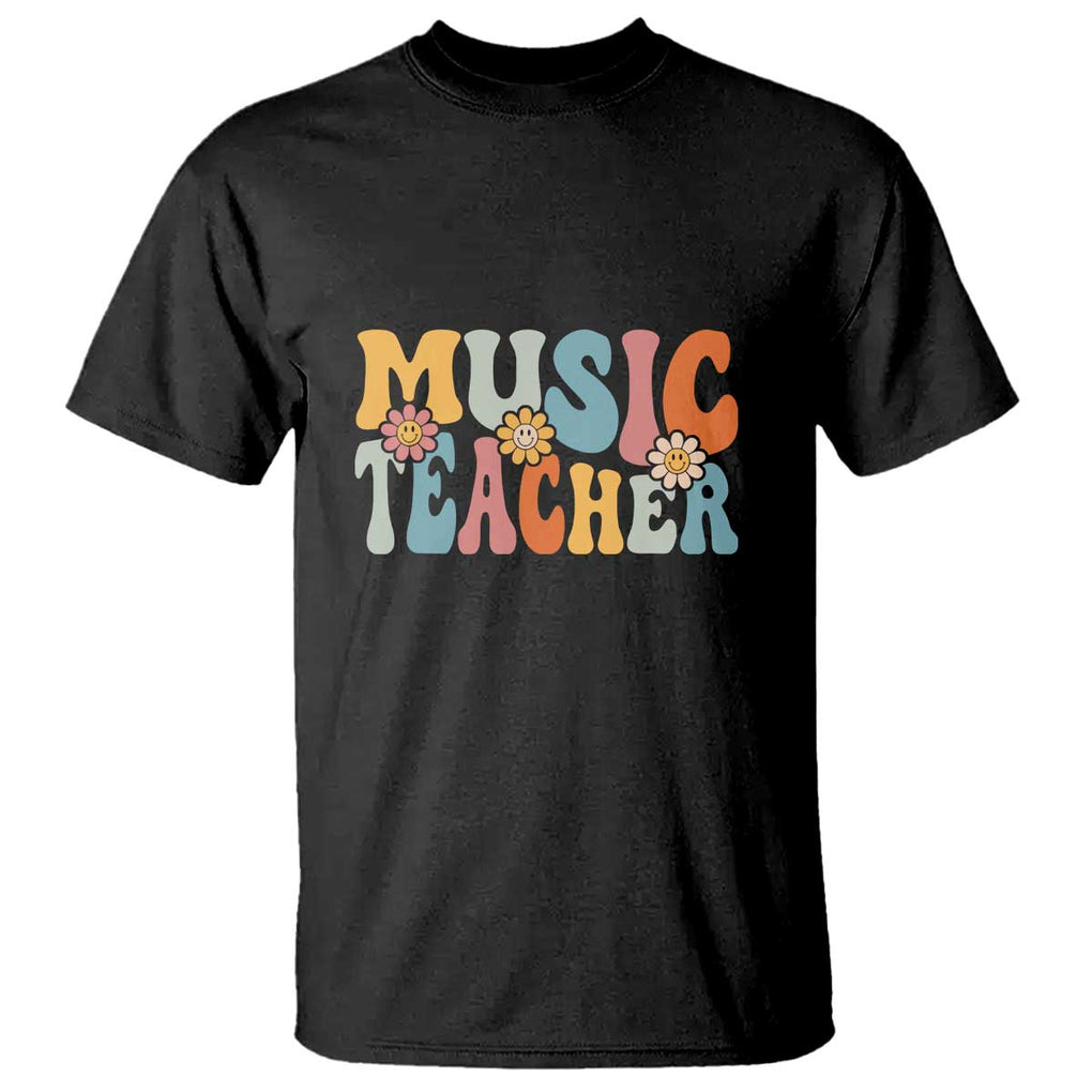 Adorable Music Teacher T Shirt Perfect Back to School Gift for Women TS01 Black Print Your Wear