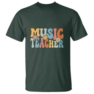 Adorable Music Teacher T Shirt Perfect Back to School Gift for Women TS01 Dark Forest Green Print Your Wear