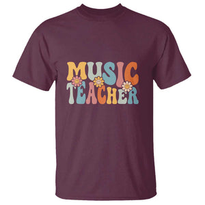 Adorable Music Teacher T Shirt Perfect Back to School Gift for Women TS01 Maroon Print Your Wear