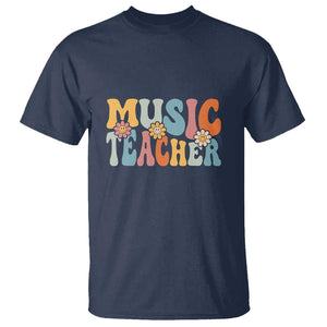 Adorable Music Teacher T Shirt Perfect Back to School Gift for Women TS01 Navy Print Your Wear