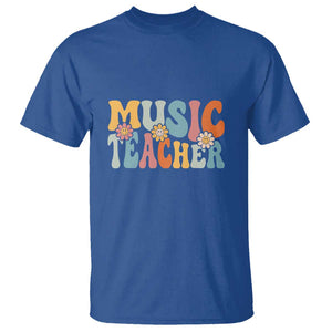 Adorable Music Teacher T Shirt Perfect Back to School Gift for Women TS01 Royal Blue Print Your Wear