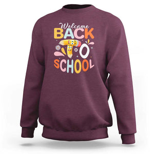 Welcome Back to School Tee for Students & Teachers Sweatshirt First Day of School Shirt TS01 Maroon Print Your Wear