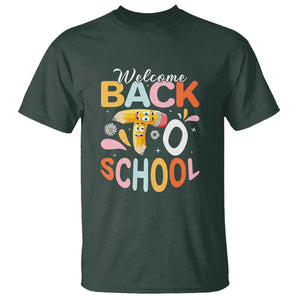 Welcome Back to School Tee for Students & Teachers T Shirt First Day of School Shirt TS01 Dark Forest Green Print Your Wear