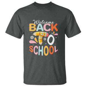 Welcome Back to School Tee for Students & Teachers T Shirt First Day of School Shirt TS01 Dark Heather Print Your Wear