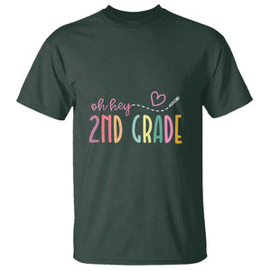 Second Grade Back to School T Shirt Fun & Exciting Design for Kids TS01 Dark Forest Green Print Your Wear