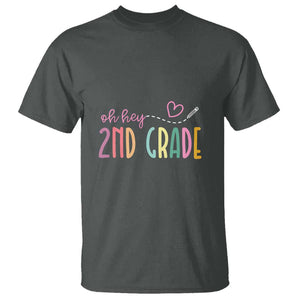 Second Grade Back to School T Shirt Fun & Exciting Design for Kids TS01 Dark Heather Print Your Wear