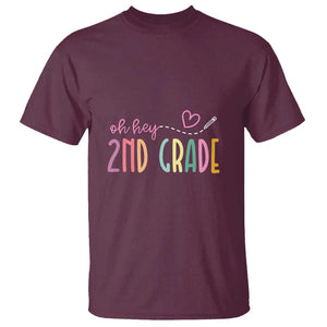 Second Grade Back to School T Shirt Fun & Exciting Design for Kids TS01 Maroon Print Your Wear