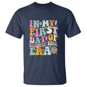 First Day of Elementary School Memories T Shirt Back to School for Kids TS01 Navy Print Your Wear