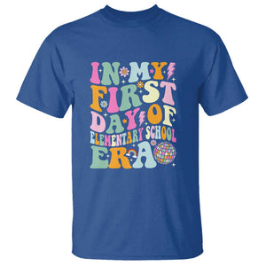 First Day of Elementary School Memories T Shirt Back to School for Kids TS01 Royal Blue Print Your Wear