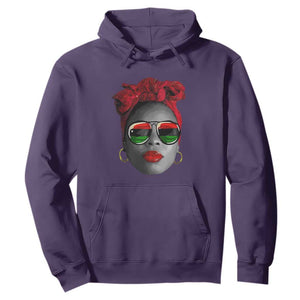 Black History Juneteenth Hoodie For Women Dope Proud Queen TS01 Purple Printyourwear