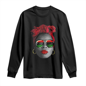 Black Queen Long Sleeve Shirt Dope Black Woman Pride BHM Juneteenth TS01 Black Print Your Wear