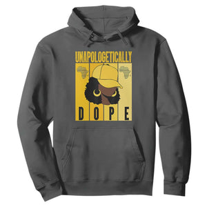 Unapologetically Dope Black History Month African America Hoodie TS01 Dark Heather Printyourwear