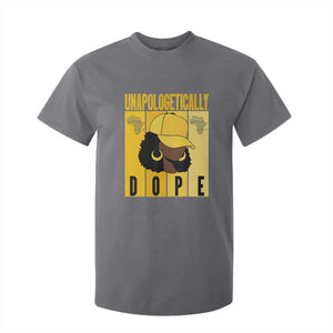 Unapologetically Dope T Shirt For Kid Black History Month African America TS01 Charcoal Print Your Wear