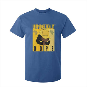 Unapologetically Dope T Shirt For Kid Black History Month African America TS01 Royal Blue Print Your Wear