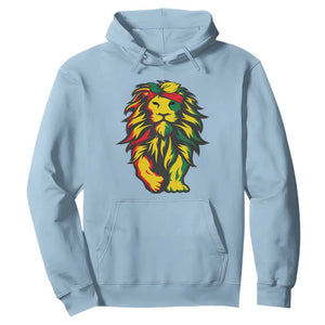 Lion Juneteenth Hoodie Cool Black History TS01 Light Blue Printyourwear