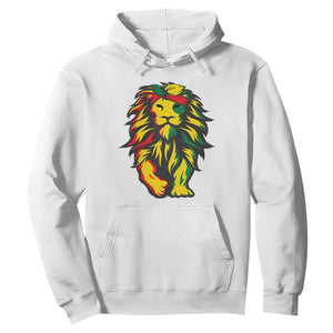 Lion Juneteenth Hoodie Cool Black History TS01 White Printyourwear