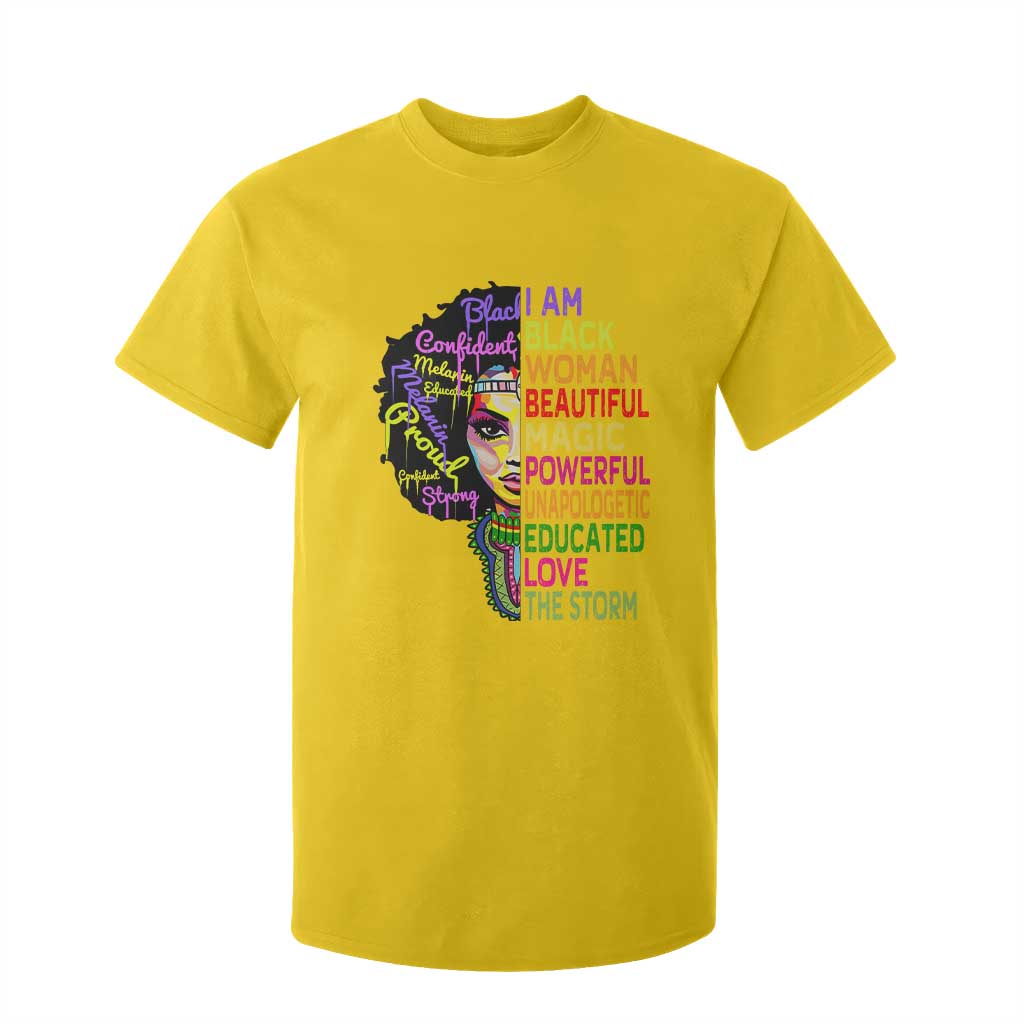 Black History T Shirt For Kid I Am The Storm Women Juneteenth TS01 Daisy Print Your Wear
