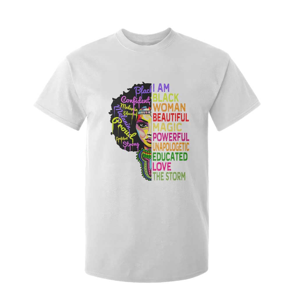 Black History T Shirt For Kid I Am The Storm Women Juneteenth TS01 White Print Your Wear