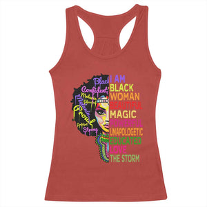 Black History Racerback Tank Top I Am The Storm Women Juneteenth TS01 Red Print Your Wear