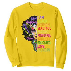 Black History Sweatshirt for Women I Am The Storm Juneteenth TS01 Daisy Printyourwear