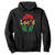 Black Woman Melanin Girl Juneteenth Hoodie With Loc'd Hair TS01 Black Printyourwear