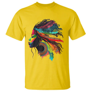 My Roots Afro T Shirt Rainbow Dashiki African Tribal Woman Natural Roots Hair TS01 Daisy Printyourwear